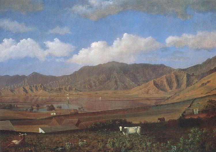 Enoch Wood Perry, Jr. Kualoa Ranch Norge oil painting art